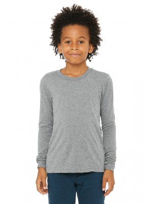 Bella + Canvas 3501Y Youth Jersey Long-Sleeve T-Shirt
